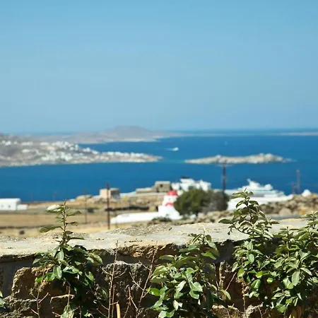 Villa Boutique Mykonos Villa Heated Hot-Tub Wonderful Views Villa Heart Agia Sofia