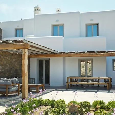 Boutique Mykonos Villa Heated Hot-Tub Wonderful Views Villa Heart Agia Sofia Villa Mykonos Town