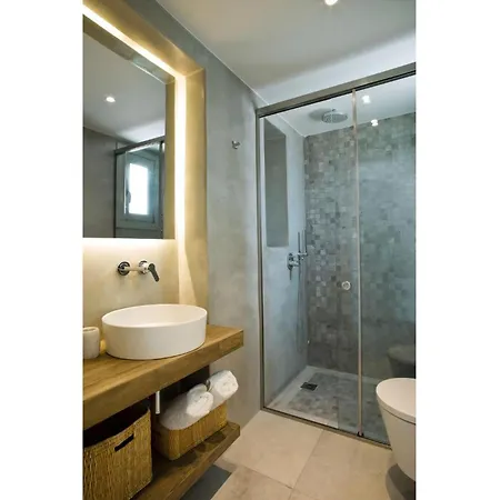Boutique Mykonos Villa Heated Hot-Tub Wonderful Views Villa Heart Agia Sofia Villa *