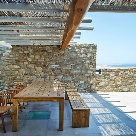 Boutique Mykonos Villa Heated Hot-Tub Wonderful Views Villa Heart Agia Sofia Villa *