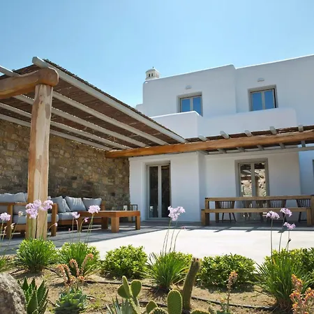 Boutique Mykonos Villa Heated Hot-Tub Wonderful Views Villa Heart Agia Sofia Villa